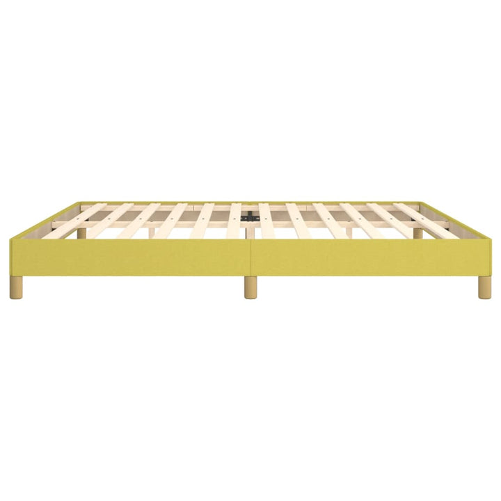 Bedframe stof groen 200x200 cm