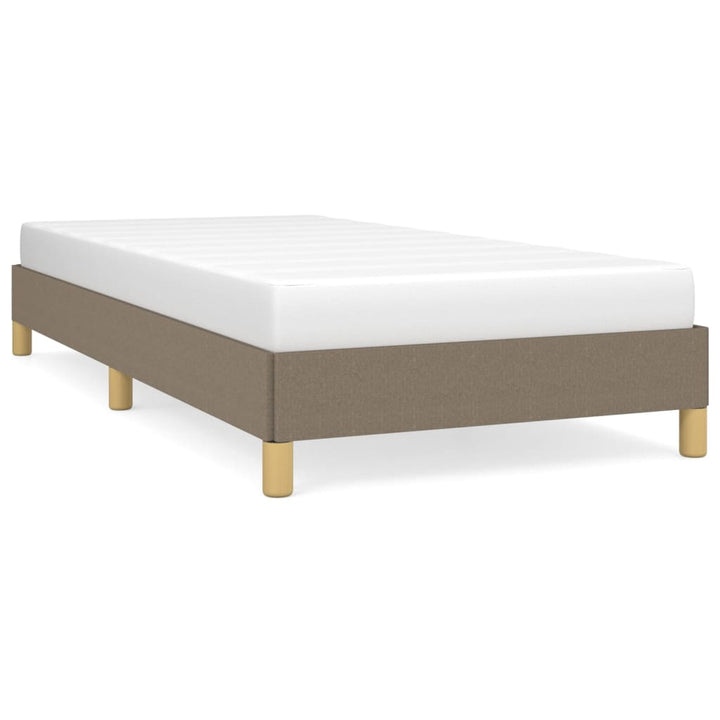 Bedframe stof taupe 80x200 cm