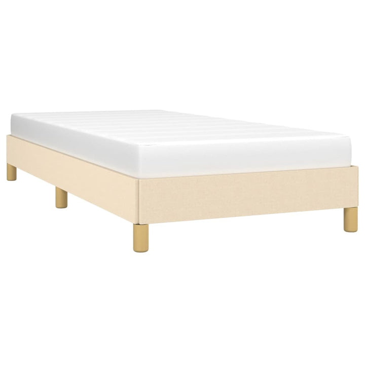 Bedframe stof crème 80x200 cm