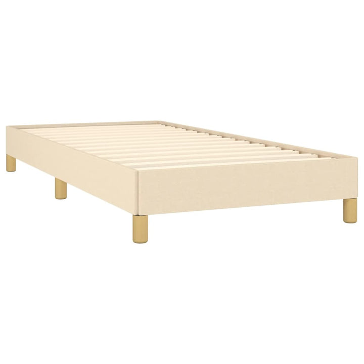 Bedframe stof crème 80x200 cm