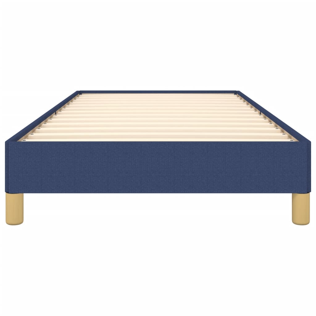 Bedframe stof blauw 80x200 cm