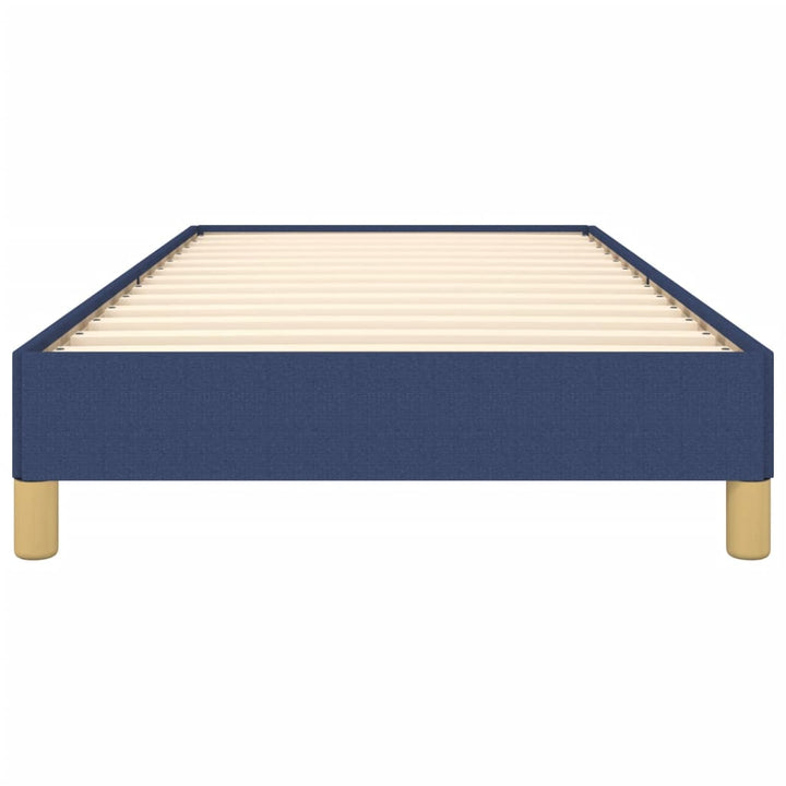 Bedframe stof blauw 80x200 cm