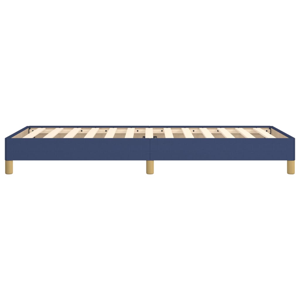 Bedframe stof blauw 80x200 cm