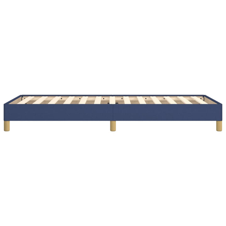 Bedframe stof blauw 80x200 cm