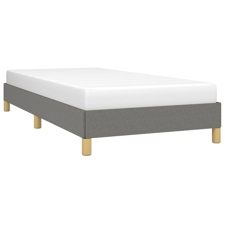 Bedframe stof donkergrijs 90x190 cm