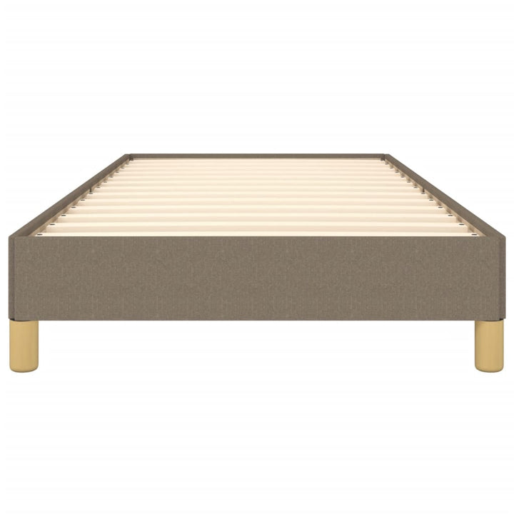 Bedframe stof taupe 90x200 cm