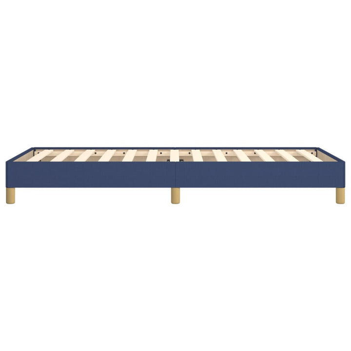 Bedframe stof blauw 90x200 cm