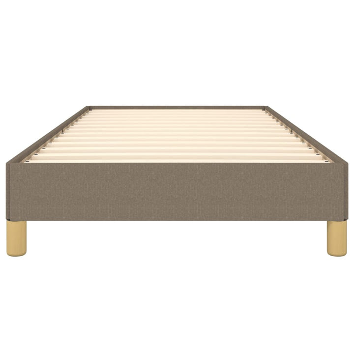 Bedframe stof taupe 100x200 cm