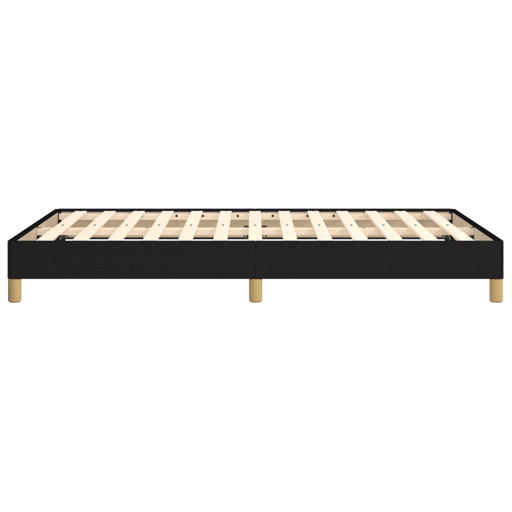 Bedframe stof zwart 120x200 cm