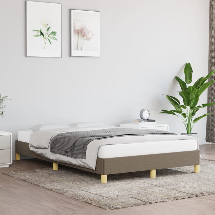 Bedframe stof taupe 120x200 cm