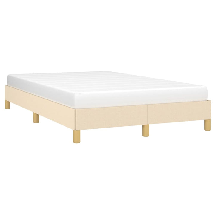 Bedframe stof crèmekleurig 120x200 cm