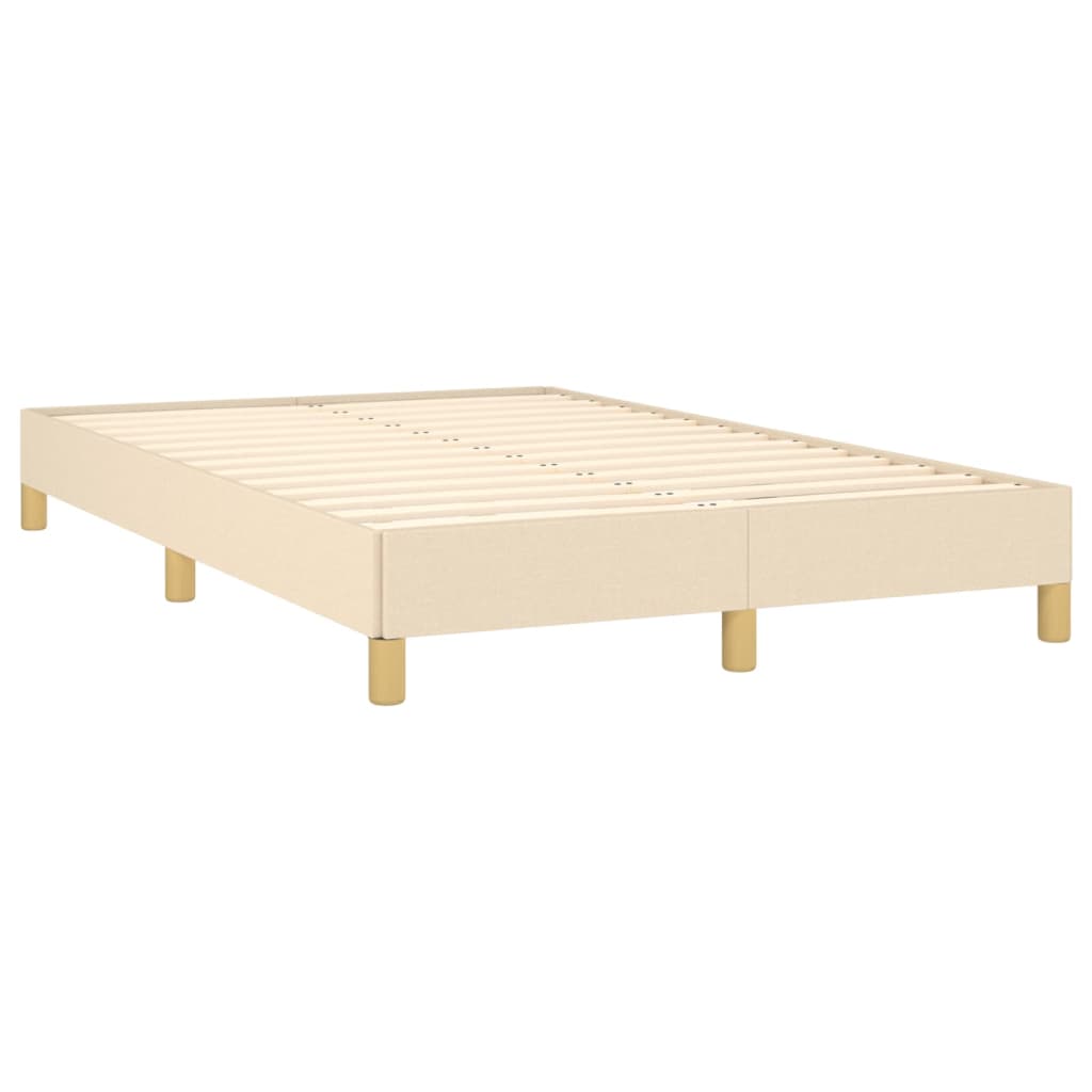 Bedframe stof crèmekleurig 120x200 cm