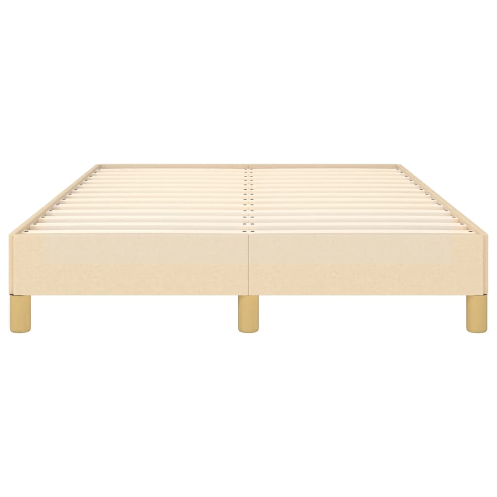 Bedframe stof crèmekleurig 120x200 cm