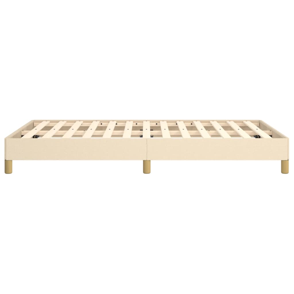 Bedframe stof crèmekleurig 120x200 cm