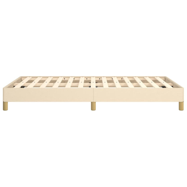 Bedframe stof crèmekleurig 120x200 cm