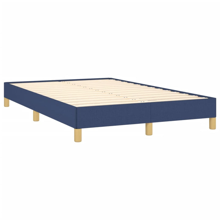 Bedframe stof blauw 120x200 cm