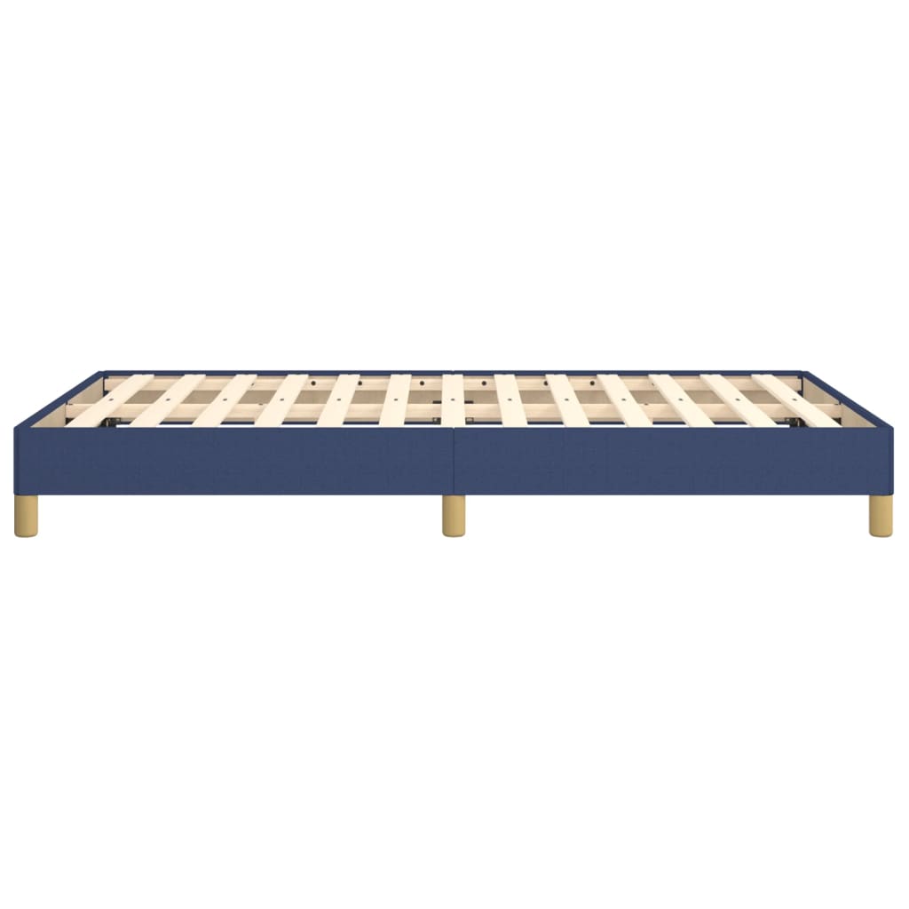 Bedframe stof blauw 120x200 cm