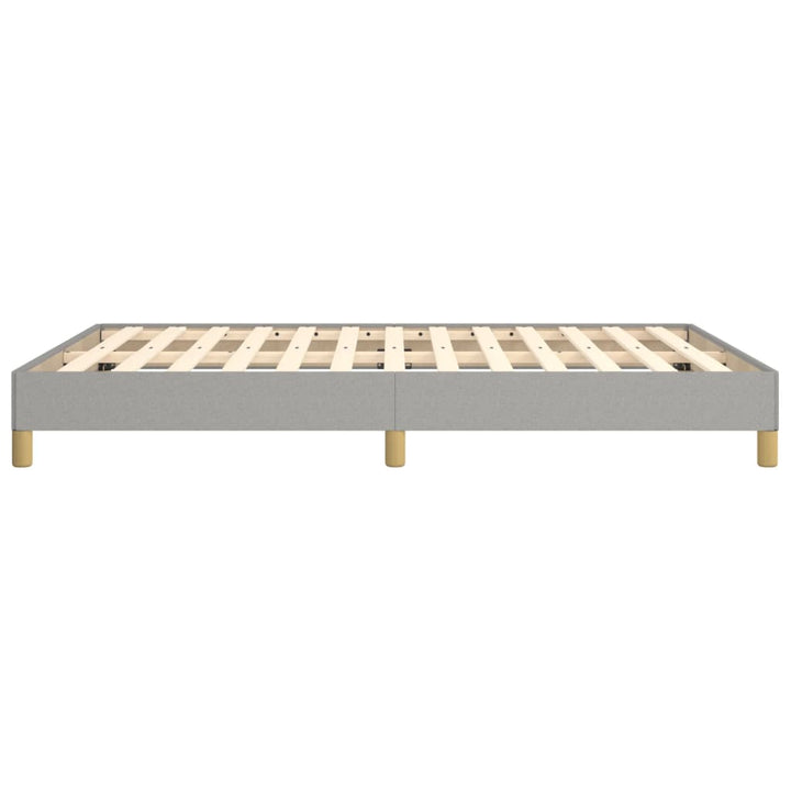 Bedframe stof lichtgrijs 140x190 cm