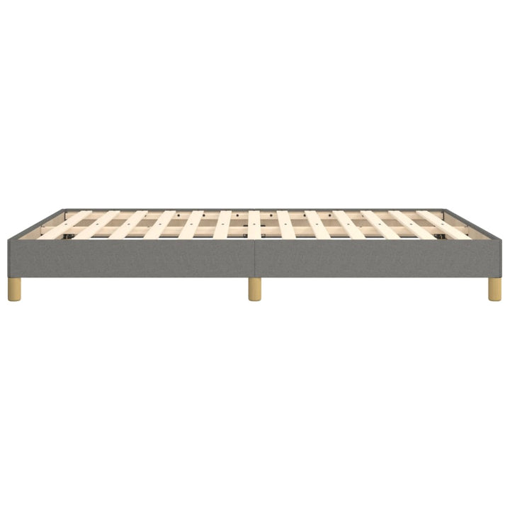 Bedframe stof donkergrijs 140x190 cm