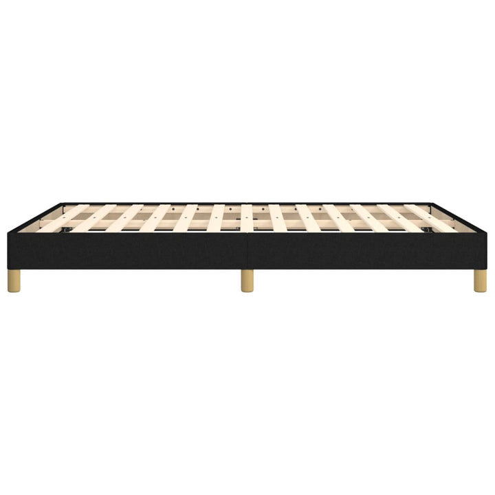 Bedframe stof zwart 140x190 cm