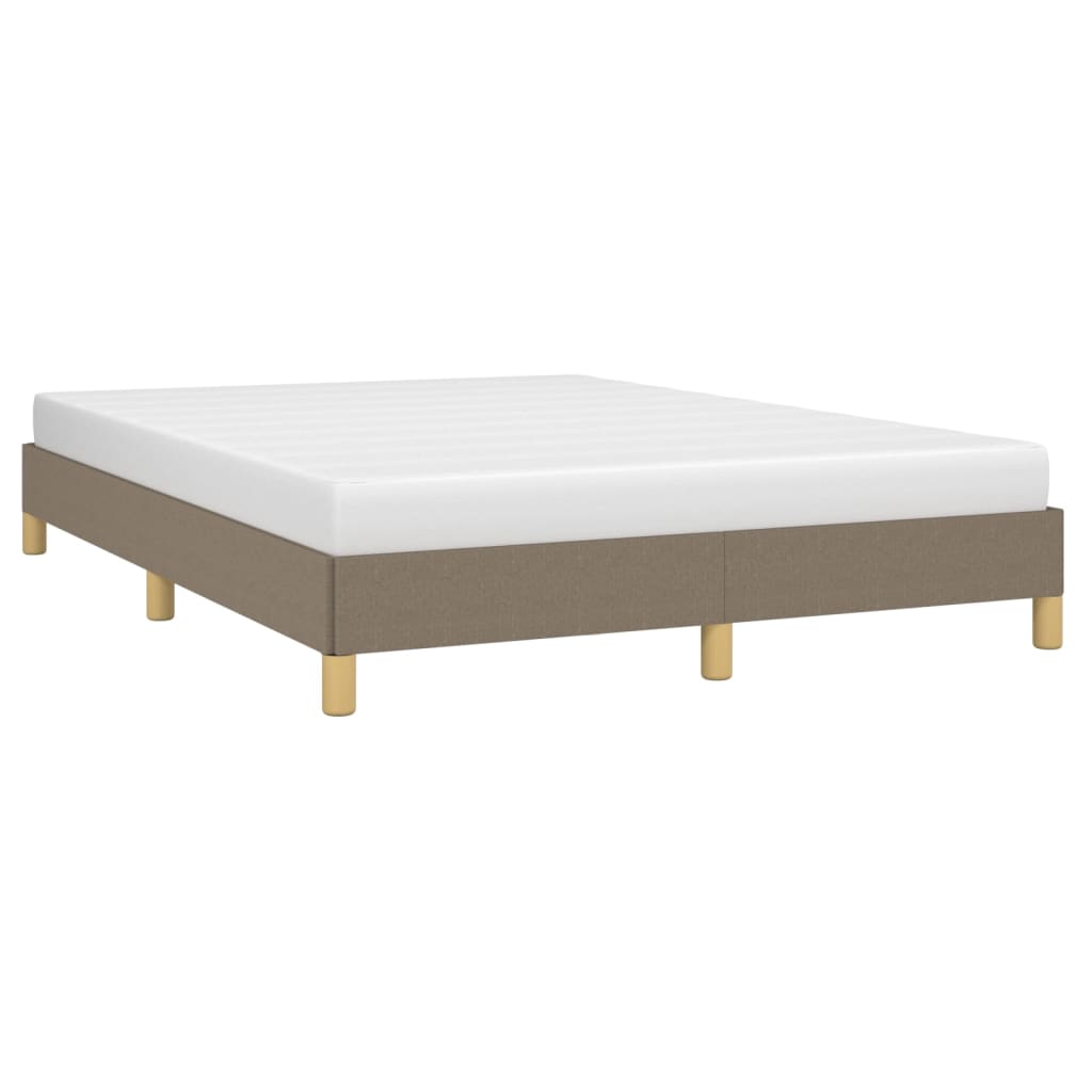 Bedframe stof taupe 140x190 cm