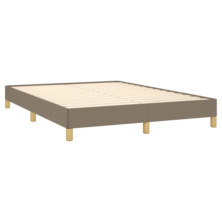 Bedframe stof taupe 140x190 cm