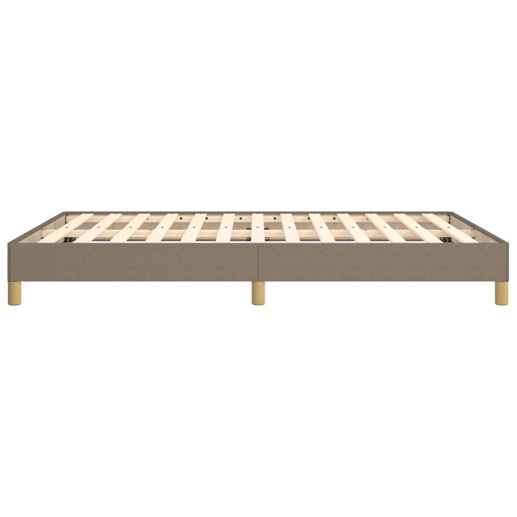 Bedframe stof taupe 140x190 cm