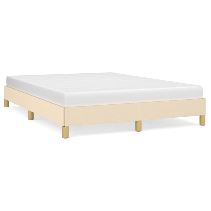 Bedframe stof crèmekleurig 140x190 cm