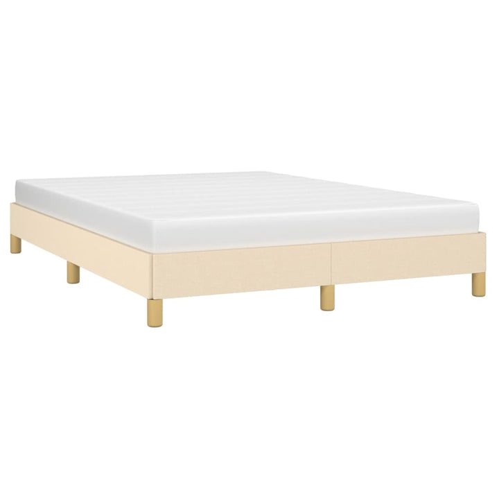 Bedframe stof crèmekleurig 140x190 cm