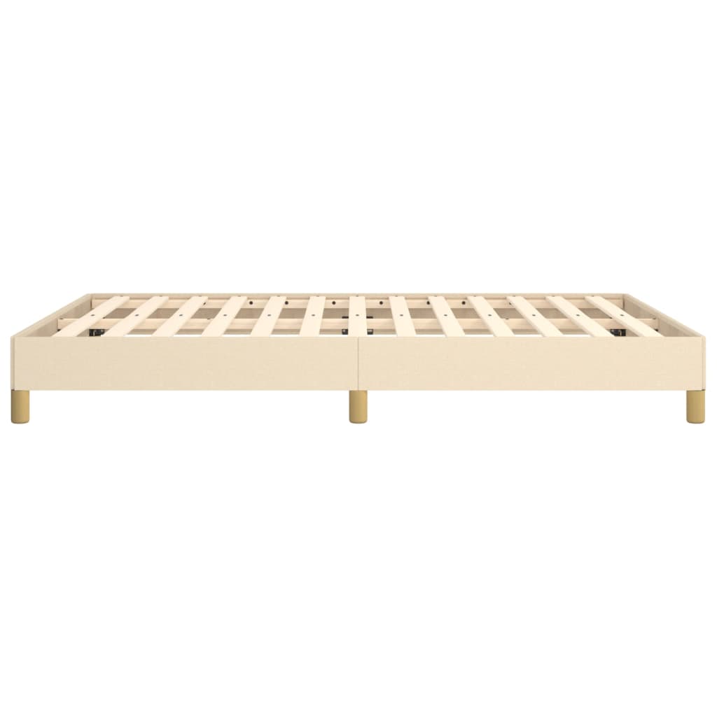 Bedframe stof crèmekleurig 140x190 cm