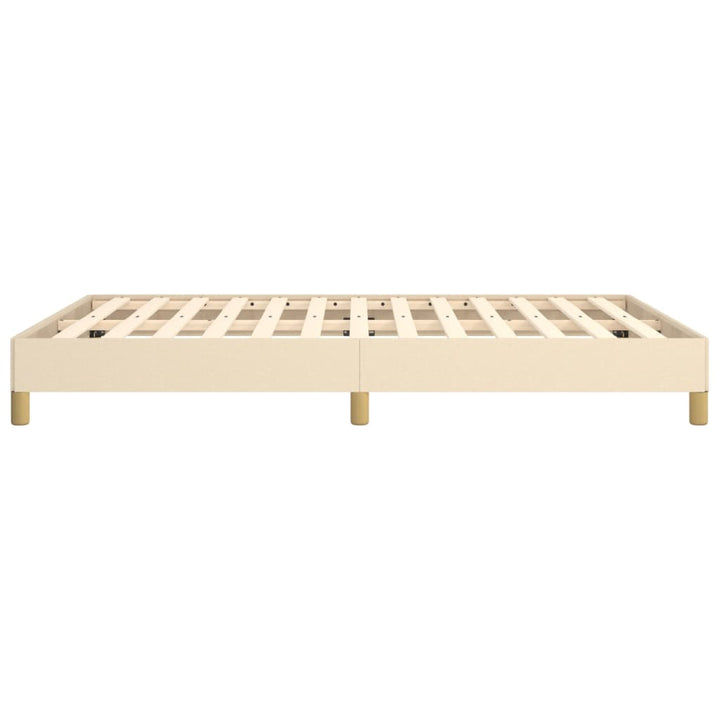 Bedframe stof crèmekleurig 140x190 cm