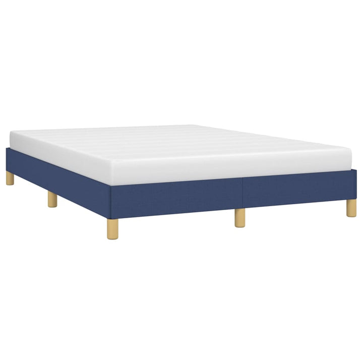 Bedframe stof blauw 140x190 cm