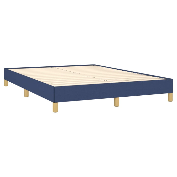 Bedframe stof blauw 140x190 cm