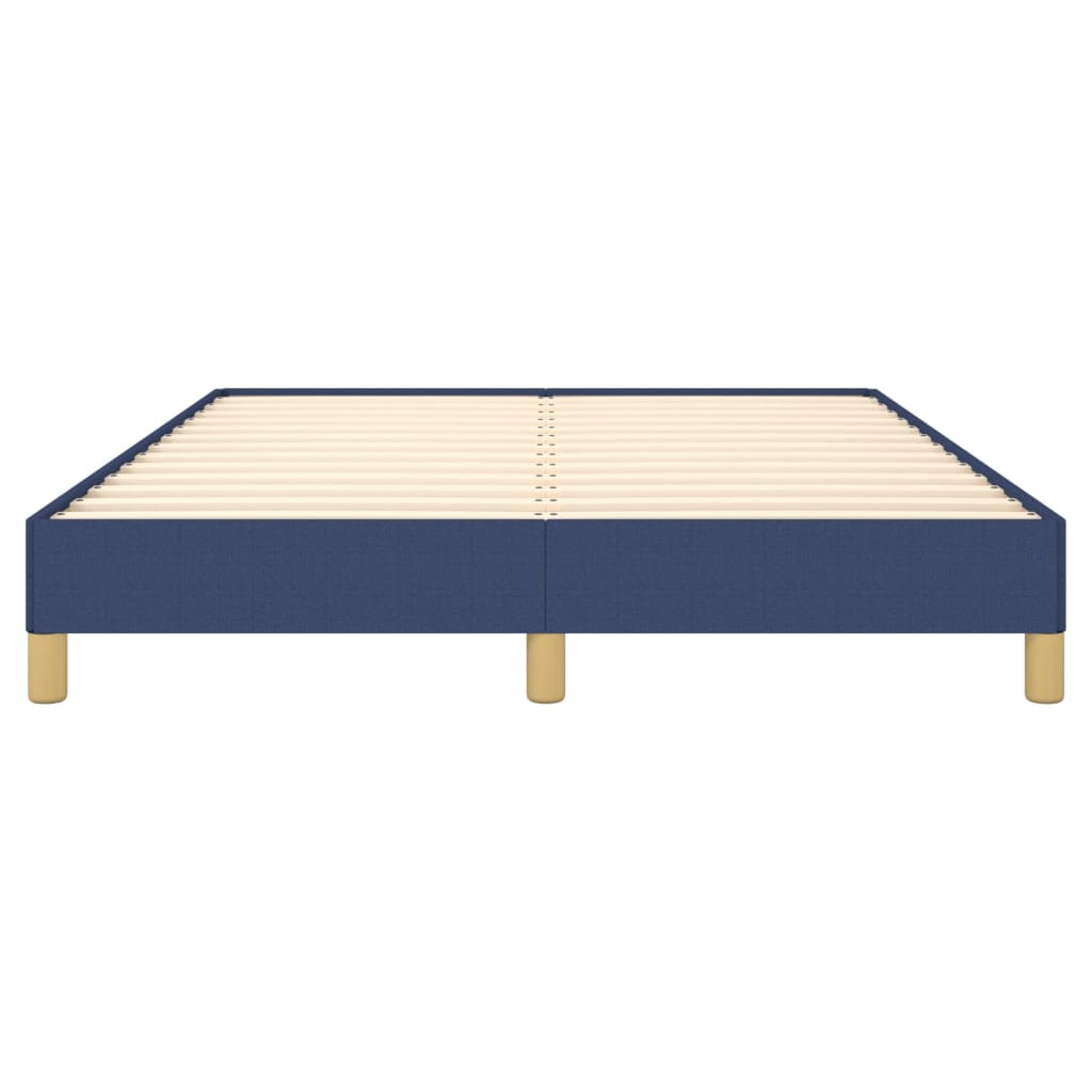 Bedframe stof blauw 140x190 cm