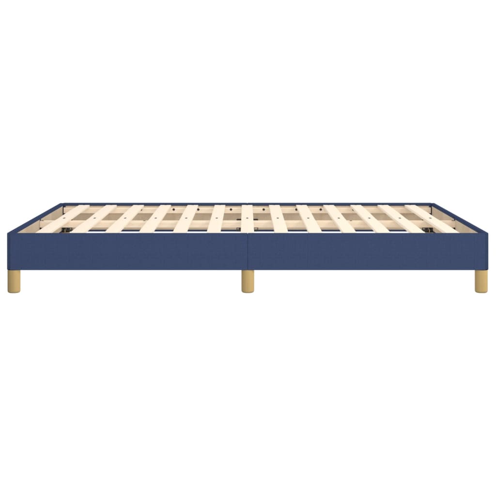 Bedframe stof blauw 140x190 cm