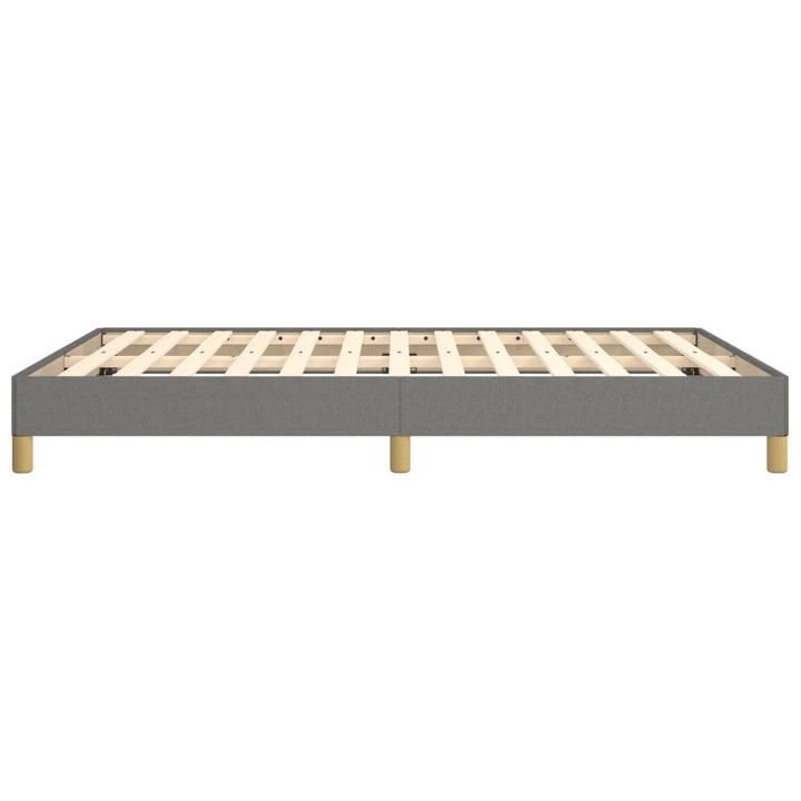 Bedframe stof donkergrijs 140x200 cm