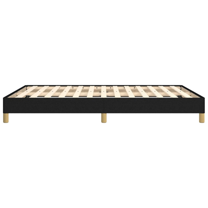 Bedframe stof zwart 140x200 cm