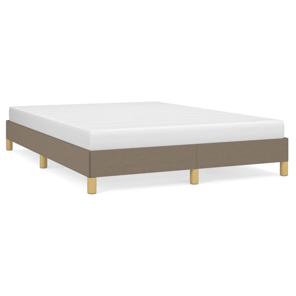 Bedframe stof taupe 140x200 cm