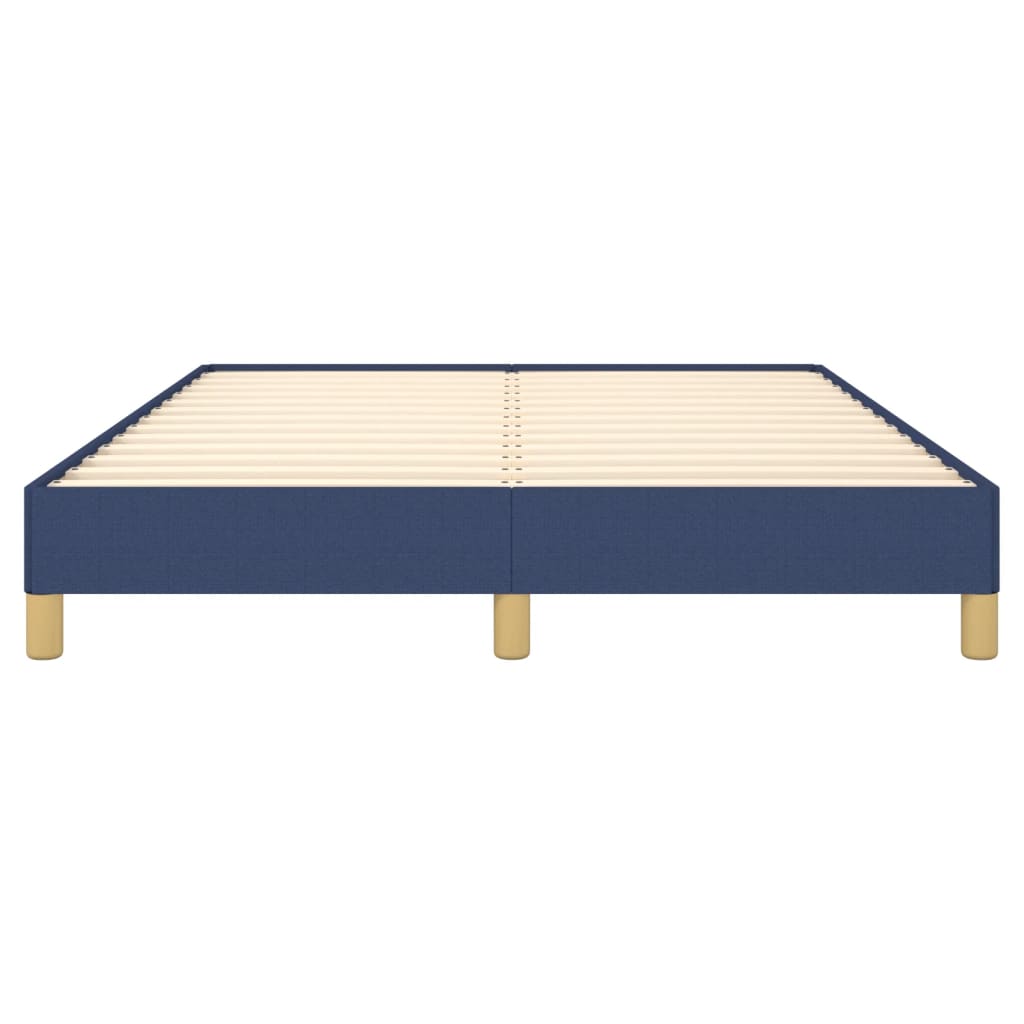 Bedframe stof blauw 140x200 cm