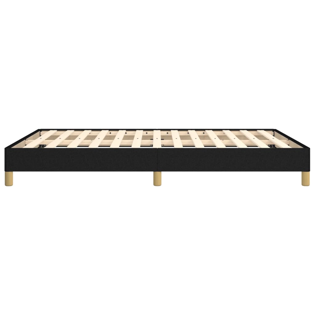 Bedframe stof zwart 160x200 cm