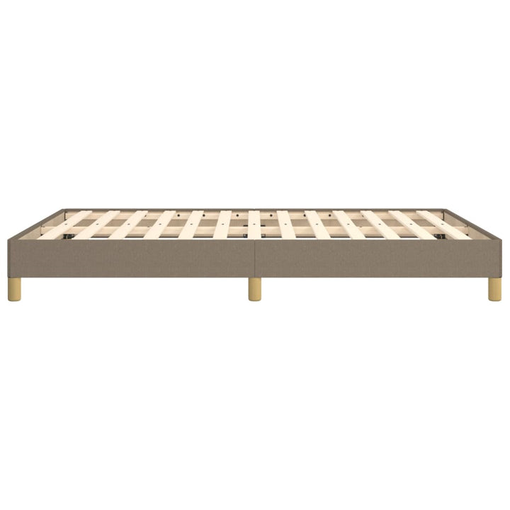 Bedframe stof taupe 160x200 cm