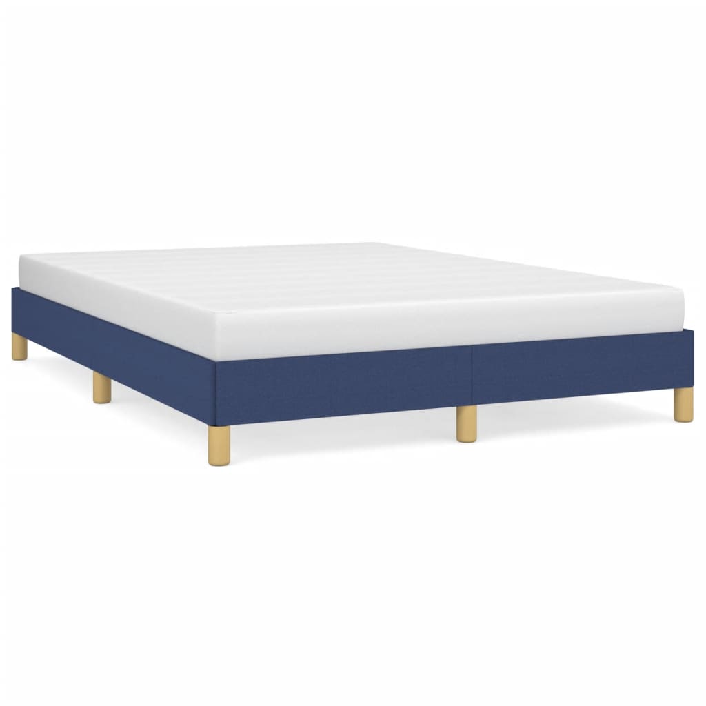 Bedframe stof blauw 160x200 cm