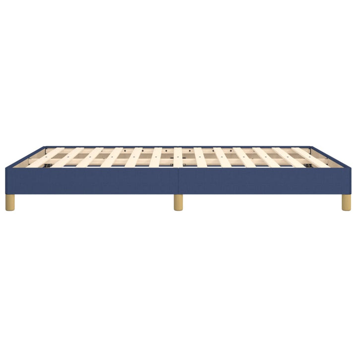 Bedframe stof blauw 160x200 cm