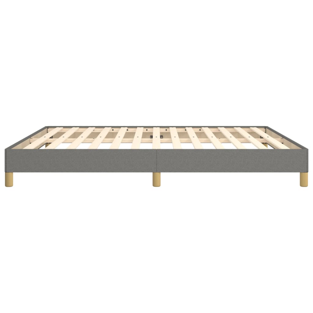 Bedframe stof donkergrijs 180x200 cm