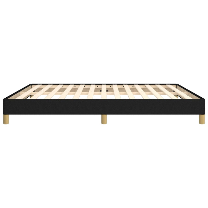 Bedframe stof zwart 180x200 cm