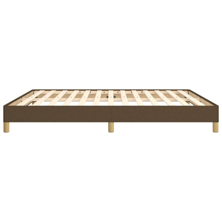 Bedframe stof donkerbruin 180x200 cm