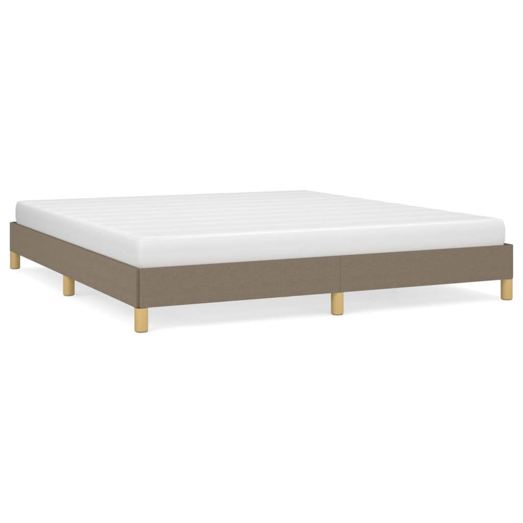 Bedframe stof taupe 180x200 cm