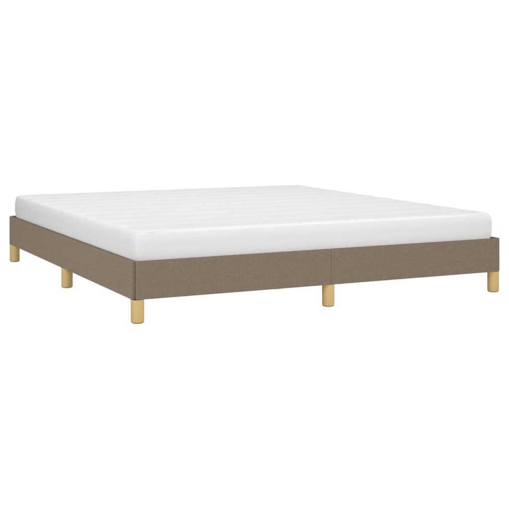 Bedframe stof taupe 180x200 cm