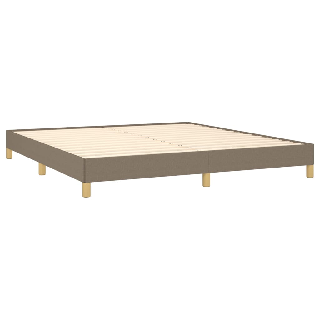 Bedframe stof taupe 180x200 cm