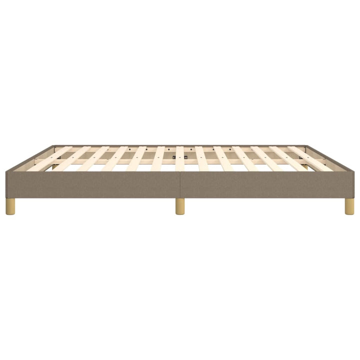 Bedframe stof taupe 180x200 cm